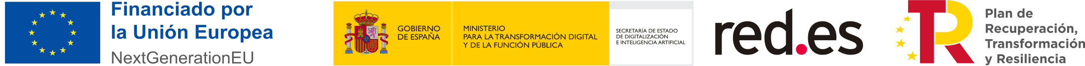 Financiado por la Unión Europea, Ministerio para la Transformación Digital y Red.es